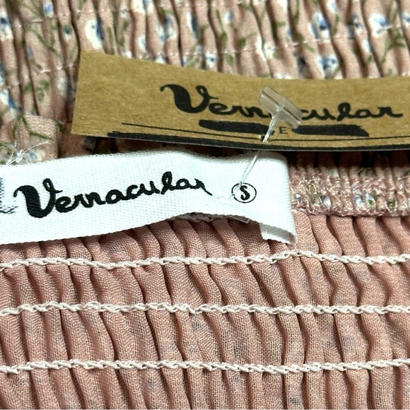 NWT Vernacular Crinkle Stretch Puff Sleeve Dress in Floral Print. ๐บ Size Small - Picture 10 of 12